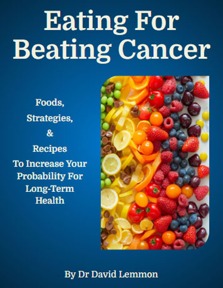Cover of Eating for Beating Cancer by Dr. David Lemmon