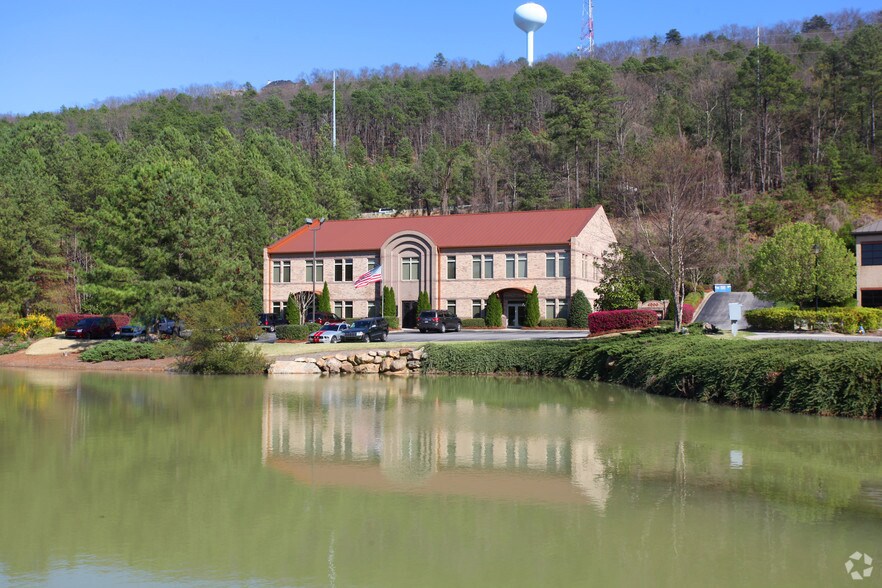 Rediscover Health office overlooking a lake