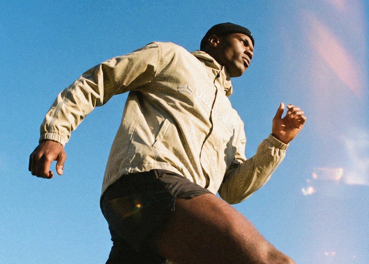 Man walking outdoors